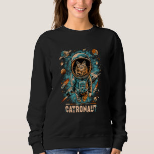 Katronaut Graphic - Maine Coon Cat in Space Astron T Shirt