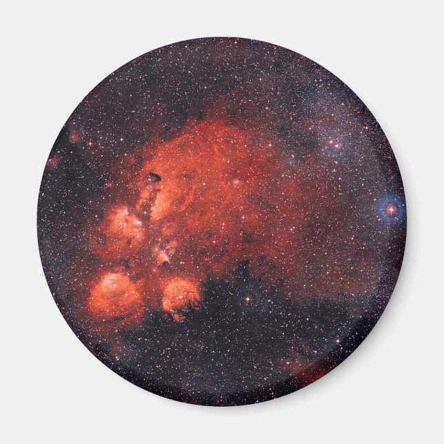 Kats Tass Nebula NGC 6334 Magnet (Framsidan)