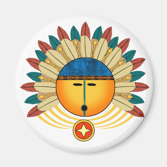 Katsina SunFace Magnet (Framsidan)