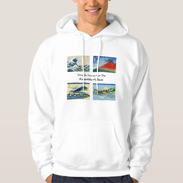 Katsushika Hokusai - 36 vyer av berget Fuji Hoodie (Framsida)