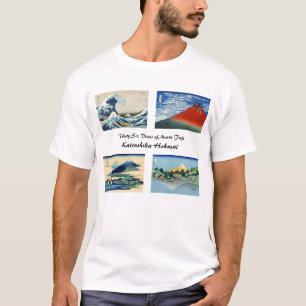 Katsushika Hokusai - 36 vyer av berget Fuji T Shirt