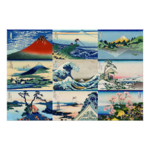 Katsushika Hokusai - 36 vyer av Mt Fuji Selection