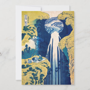 Katsushika Hokusai - Amida Falls Inbjudningar
