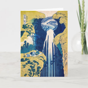 Katsushika Hokusai - Amida Falls Kort