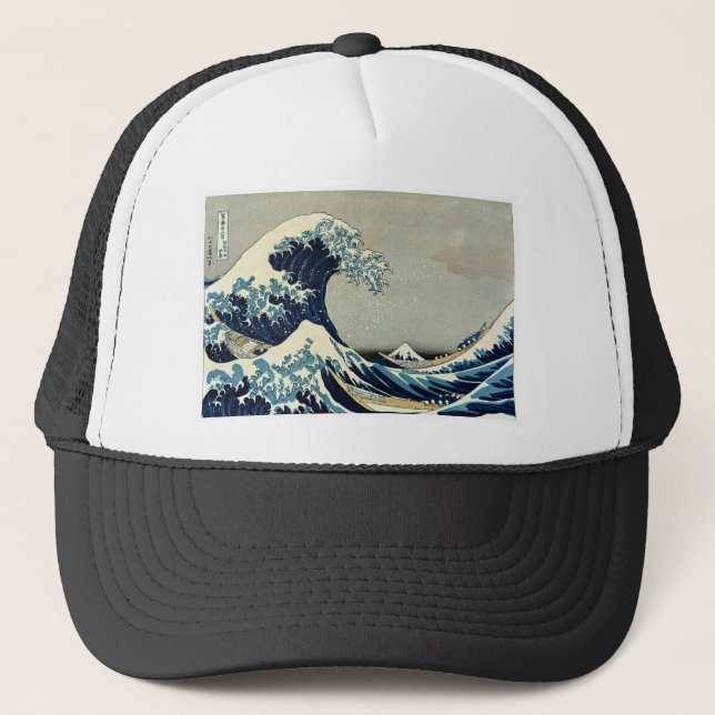 Katsushika Hokusai är Underbara vågen av Kanagawa Keps (Framsida)