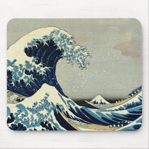 Katsushika Hokusai är Underbara vågen av Kanagawa Musmatta