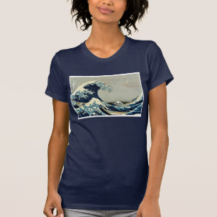 Katsushika Hokusai är Underbara vågen av Kanagawa T-shirt