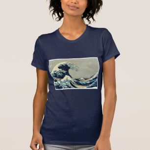 Katsushika Hokusai är Underbara vågen av Kanagawa Tee