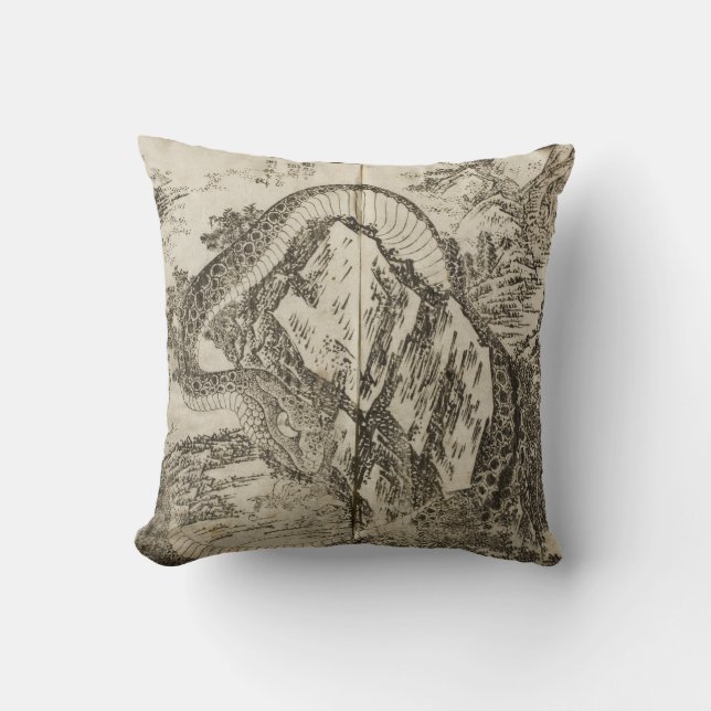 Katsushika Hokusai art Kudde (Framsida)