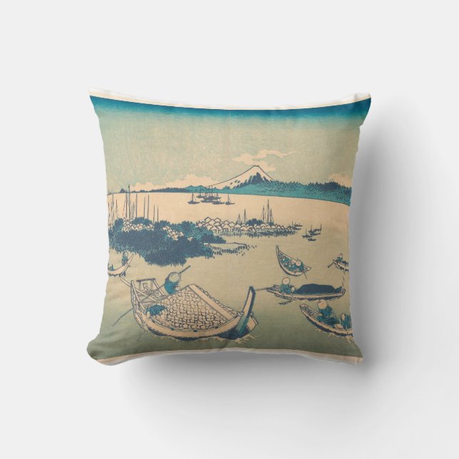 Katsushika Hokusai art style Kudde (Framsida)