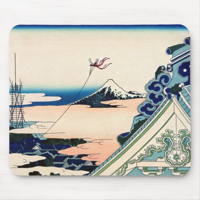 Katsushika Hokusai - Asakusa Honganji temple, Edo Musmatta (Framsidan)