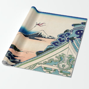 Katsushika Hokusai - Asakusa Honganji temple, Edo Presentpapper