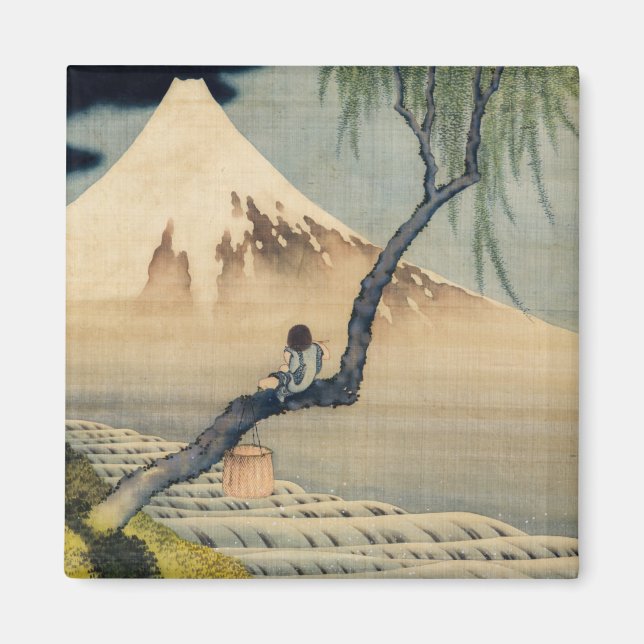 Katsushika Hokusai - Boy ViTuji Magnet (Framsidan)