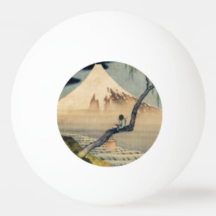 Katsushika Hokusai - Boy ViTuji Pingisboll