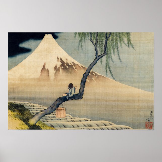 Katsushika Hokusai - Boy ViTuji Poster (Framsidan)