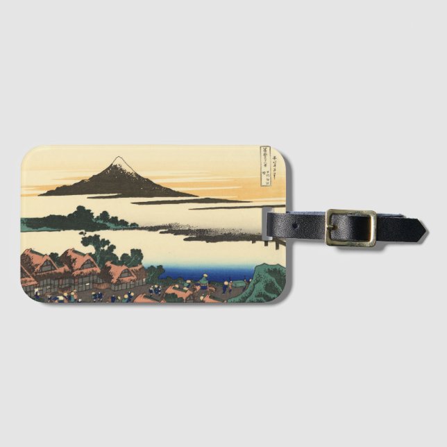 Katsushika Hokusai Dawn i Kai-provinsen Bagagebricka (Framsida horisontal)