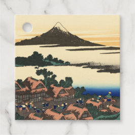 Katsushika Hokusai Dawn i Kai-provinsen Gåvor Etiketter