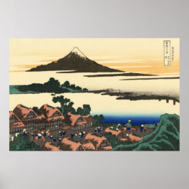 Katsushika Hokusai Dawn i Kai-provinsen Poster