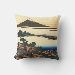Katsushika Hokusai Dawn i Kai-provinsen Poster Kudde