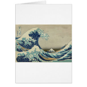 Katsushika Hokusai: Den stora vågen vid Kanagawa Hälsningskort