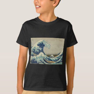 Katsushika Hokusai: Den stora vågen vid Kanagawa T-shirt