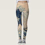 Katsushika Hokusai. Den Underbara vågen av Kanagaw Leggings<br><div class="desc">Katsushika Hokusai. Den Underbara vågen av Kanagawa. Den Underbara vågen utanför Kanagawa, även känd som den Underbara vågen, från serie 36 Views of Mount Fuji (Fugaku sanjūrokkei) Katsushika Hokusai, 1829-1833. Reproduktion av berömd av konstverk bilder på det offentliga området.</div>