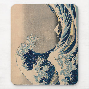 Katsushika Hokusai. Den Underbara vågen av Kanagaw Musmatta