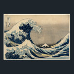 Katsushika Hokusai. Den Underbara vågen av Kanagaw Poster<br><div class="desc">Katsushika Hokusai. Den Underbara vågen av Kanagawa. Den Underbara vågen utanför Kanagawa,  även känd som den Underbara vågen,  från serie 36 Views of Mount Fuji (Fugaku sanjūrokkei) Katsushika Hokusai,  1829-1833. Reproduktion av berömd av konstverk bilder på det offentliga området.</div>