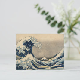 Katsushika Hokusai. Den Underbara vågen av Kanagaw Vykort