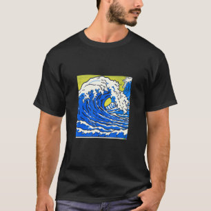 Katsushika Hokusai Den Underbara vågen av Kanagawa T Shirt