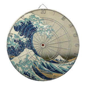 Katsushika Hokusai: Den Underbara vågen vid Kanaga Darttavla