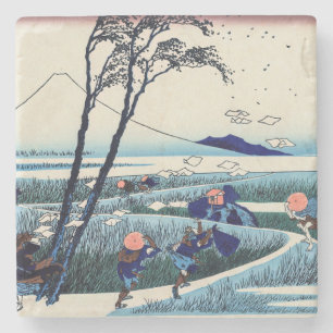 Katsushika Hokusai-Ejiri i Suruga-provinsen Stenunderlägg