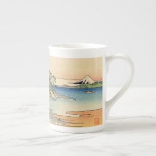 Katsushika Hokusai Enoshima i Sagamiprovinsen Benporslin Mugg