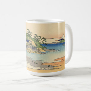 Katsushika Hokusai Enoshima i Sagamiprovinsen Kaffemugg