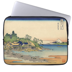 Katsushika Hokusai Enoshima i Sagamiprovinsen Laptop Fodral
