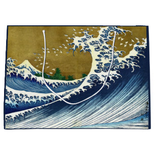 Katsushika Hokusai - Färgad Big Wave