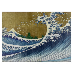Katsushika Hokusai - Färgad Big Wave