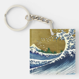 Katsushika Hokusai - Färgad Big Wave