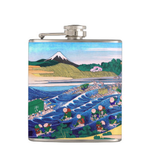 Katsushika Hokusai - Fuji från Kanaya på Tokaido Fickplunta