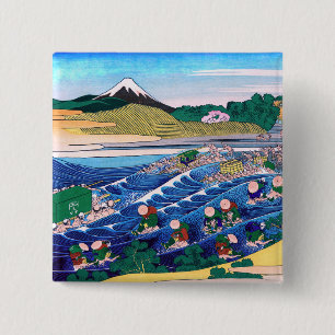 Katsushika Hokusai - Fuji från Kanaya på Tokaido Knapp