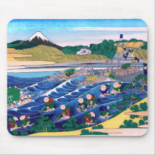 Katsushika Hokusai - Fuji från Kanaya på Tokaido Musmatta