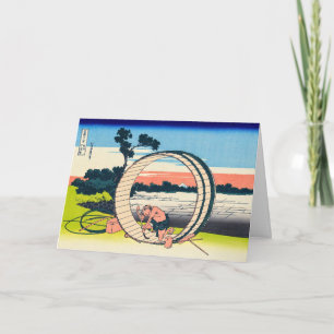 Katsushika Hokusai - Fujimigahara, Owari-provinsen Kort