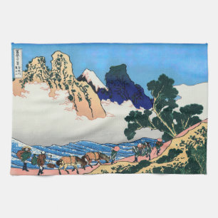 Katsushika Hokusai - Fujis rygg, floden Minobu Kökshandduk