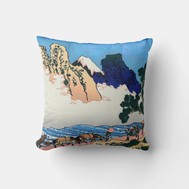 Katsushika Hokusai - Fujis rygg, floden Minobu Kudde (Framsida)