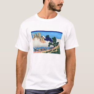 Katsushika Hokusai - Fujis rygg, floden Minobu T Shirt