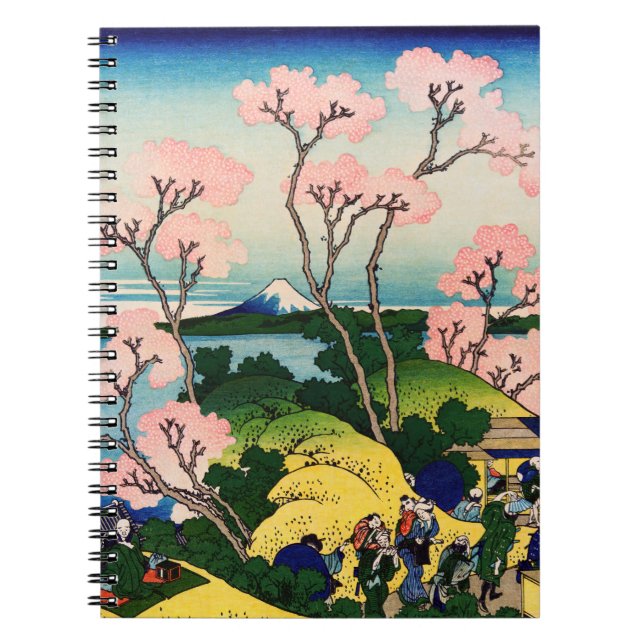 Katsushika Hokusai - Gotenyama, Tokaido, Shinagawa Anteckningsbok (Framsidan)