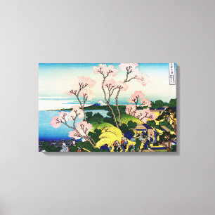 Katsushika Hokusai - Gotenyama, Tokaido, Shinagawa Canvastryck