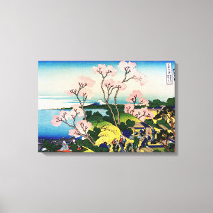 Katsushika Hokusai - Gotenyama, Tokaido, Shinagawa Canvastryck