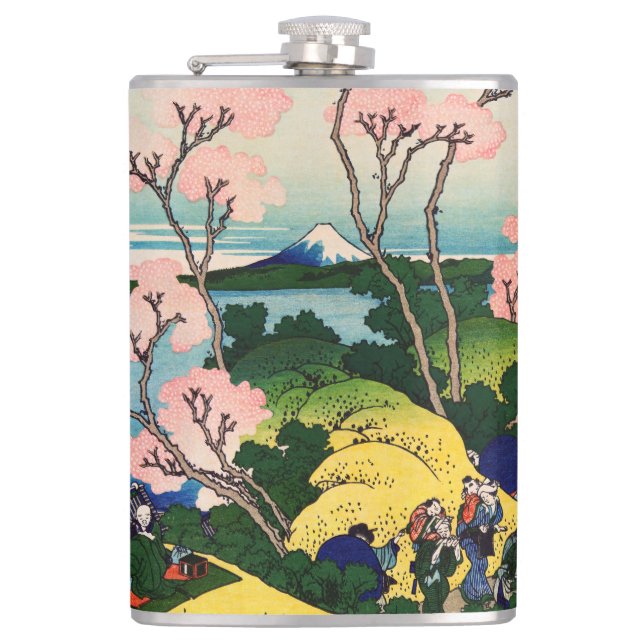 Katsushika Hokusai - Gotenyama, Tokaido, Shinagawa Fickplunta (Framsidan)