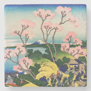 Katsushika Hokusai - Gotenyama, Tokaido, Shinagawa Stenunderlägg